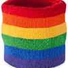Branded Rainbow Wrist Sweatband