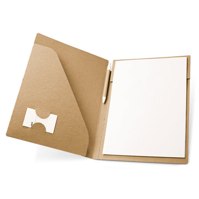 POE. A4 Kraft paper document folder (450 g/m²)