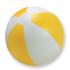 Inflatable beach ball Yellow/White