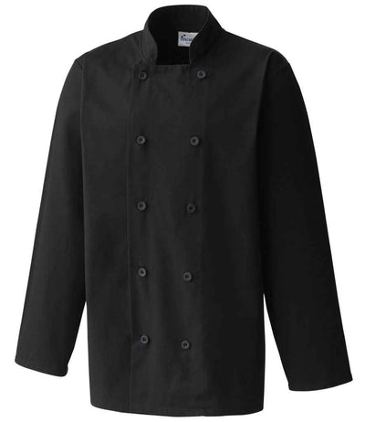 Premier Long Sleeve Chef's Jacket Black