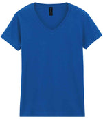 Gildan Ladies SoftStyle® V Neck T-Shirt Royal Blue