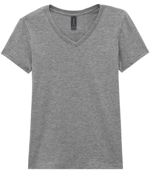 Gildan Ladies SoftStyle® V Neck T-Shirt Sport Grey