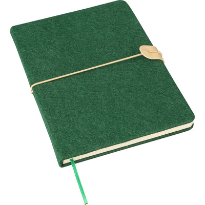 The Dario - Recycled felt notebook (approx. A5)