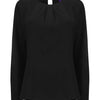 Branded Henbury Ladies Pleat Front Long Sleeve Blouse