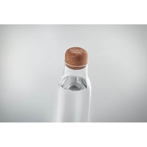 Glass bottle cork lid 600 ml