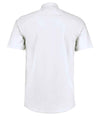 Kustom Kit Short Sleeve Tailored Poplin Shirt White