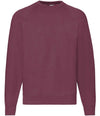 Fruit of the Loom Classic Raglan Sweatshirt Burgundy