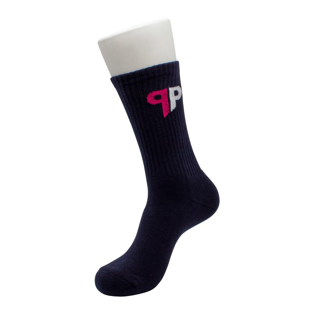 Branded Jacquard Terry Knitted Cotton Sports Socks