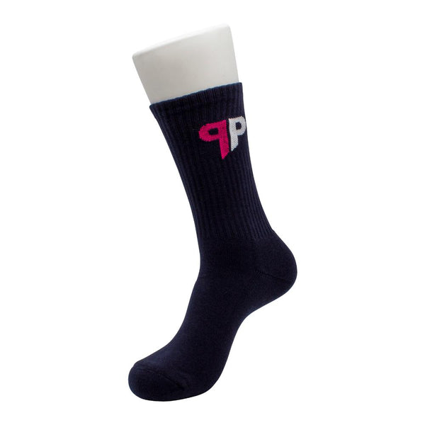 Branded Jacquard Terry Knitted Cotton Sports Socks