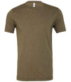 Canvas Unisex Tri-Blend T-Shirt Olive Green Tri-Blend