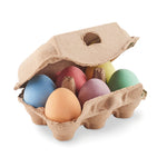 Branded 6 chalk eggs in box