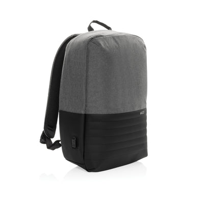 Branded Swiss Peak AWARE™ RFID anti-theft 15'' laptop backpack