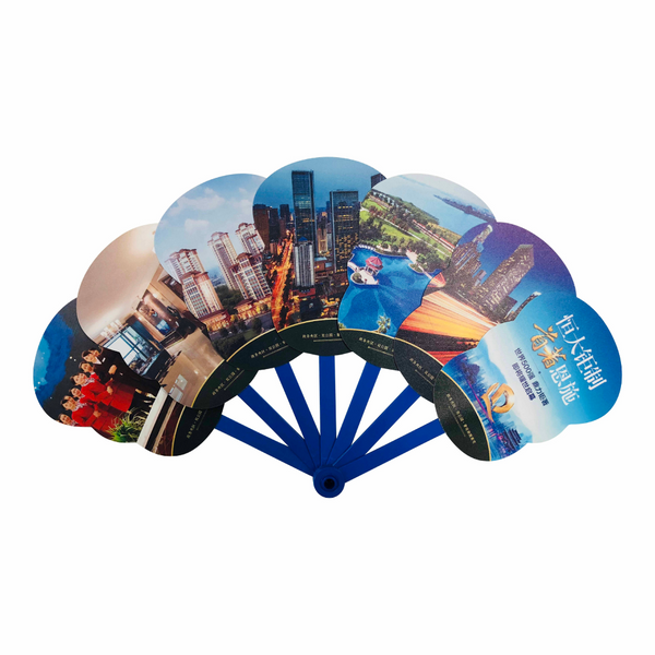 Branded Plastic Folding Paddle Fan