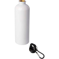 Oregon 750 ml RCS certified single wall stainless steel water bottle with carabiner
