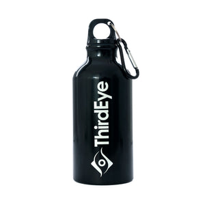 400ml Santon Bottle with Carabiner Black