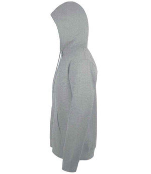 SOL'S Unisex Snake Hooded Sweatshirt Grey Marl