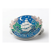 Hard Enamel Pin Badge in Silver - 20mm
