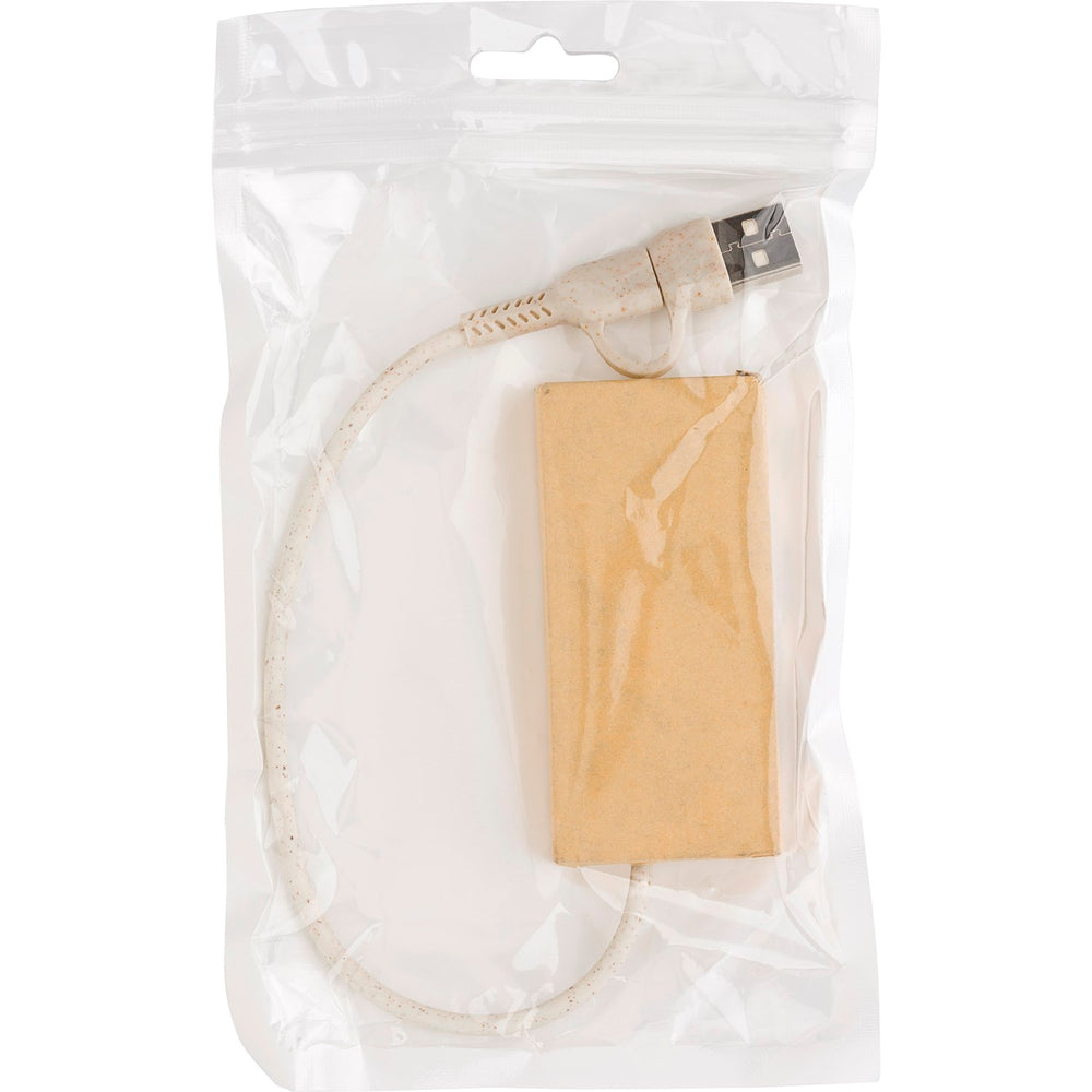 Branded Garrods Aluminium and recycled paper USB hub