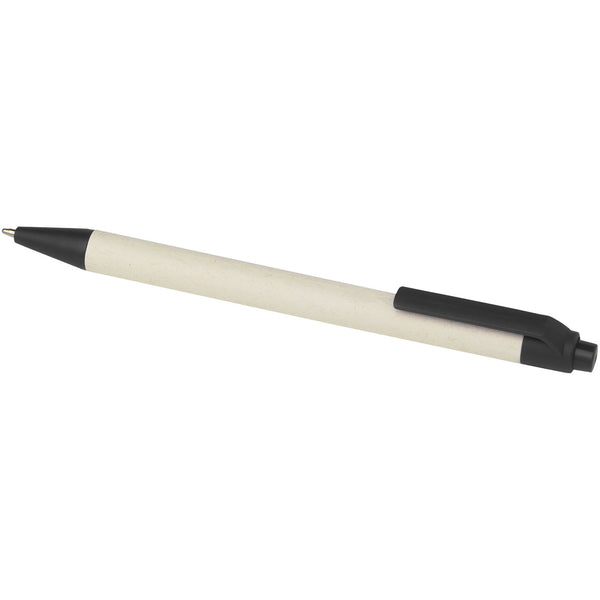 Dairy Dream ballpoint pen with black tip, clip and button.