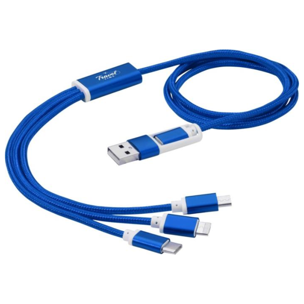 Branded Versatile 5-in-1 charging cable