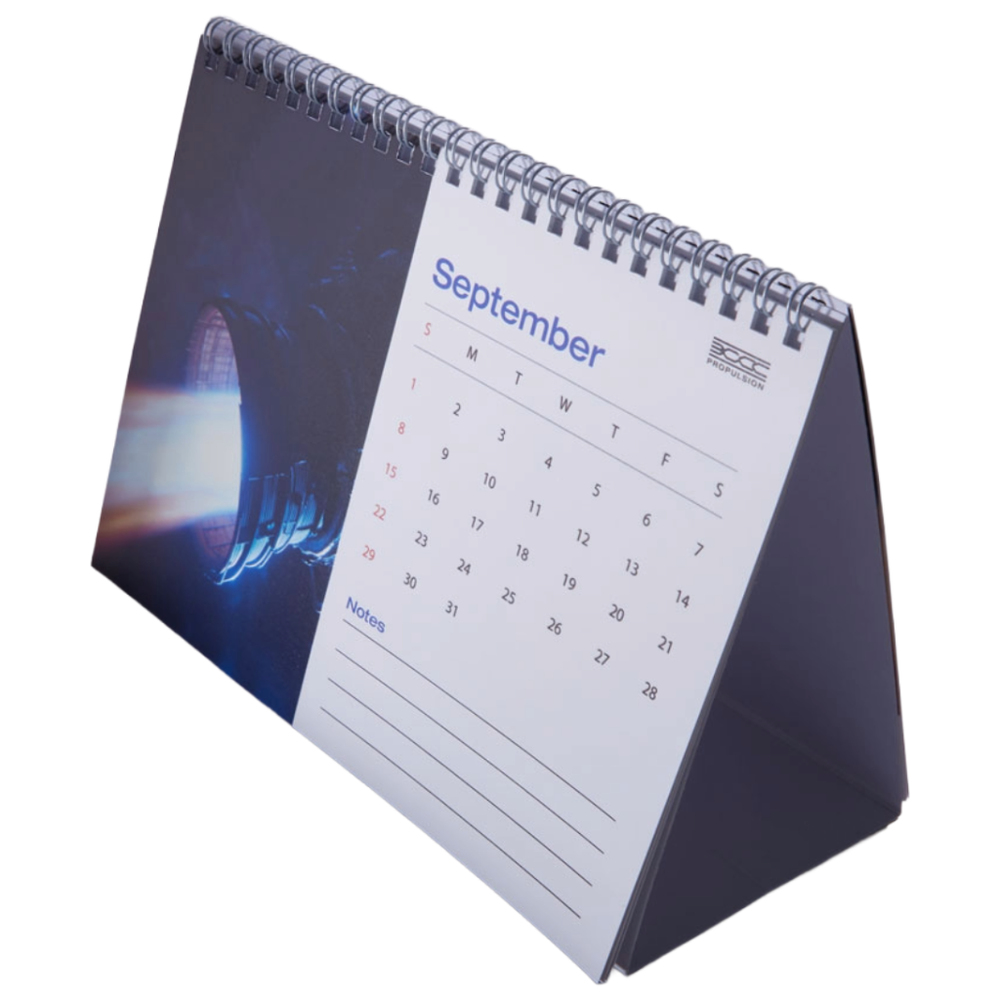 Branded A5 Desk Calendar