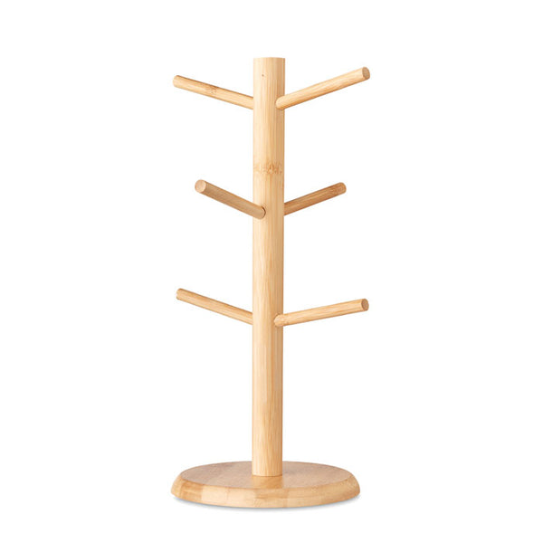 Bamboo cup set holder