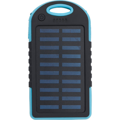 The Arin - Rubberized solar power bank (4000 mAh)