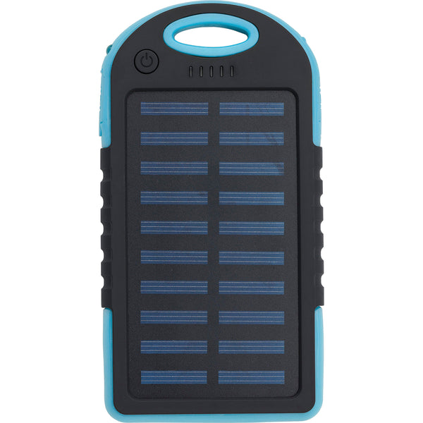 The Arin - Rubberized solar power bank (4000 mAh)