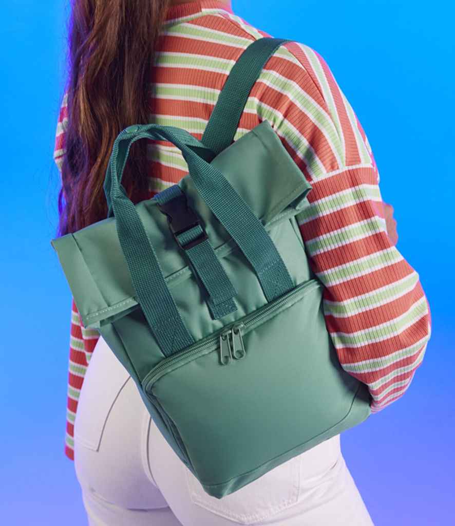 BagBase Recycled Twin Handle Roll-Top Backpack