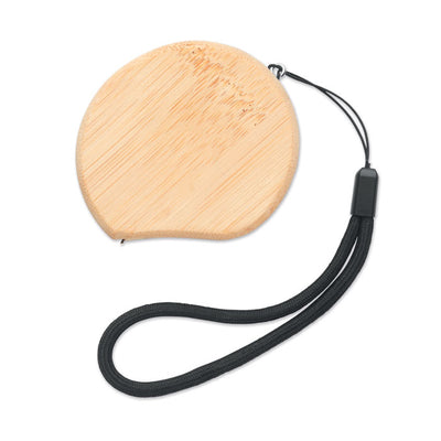 Branded Measuring tape in bamboo 2m