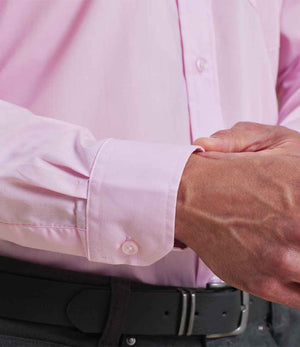 Premier Long Sleeve Poplin Shirt Pink