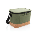 Two tone cooler bag with cork detail