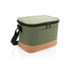 Branded Two tone cooler bag with cork detail