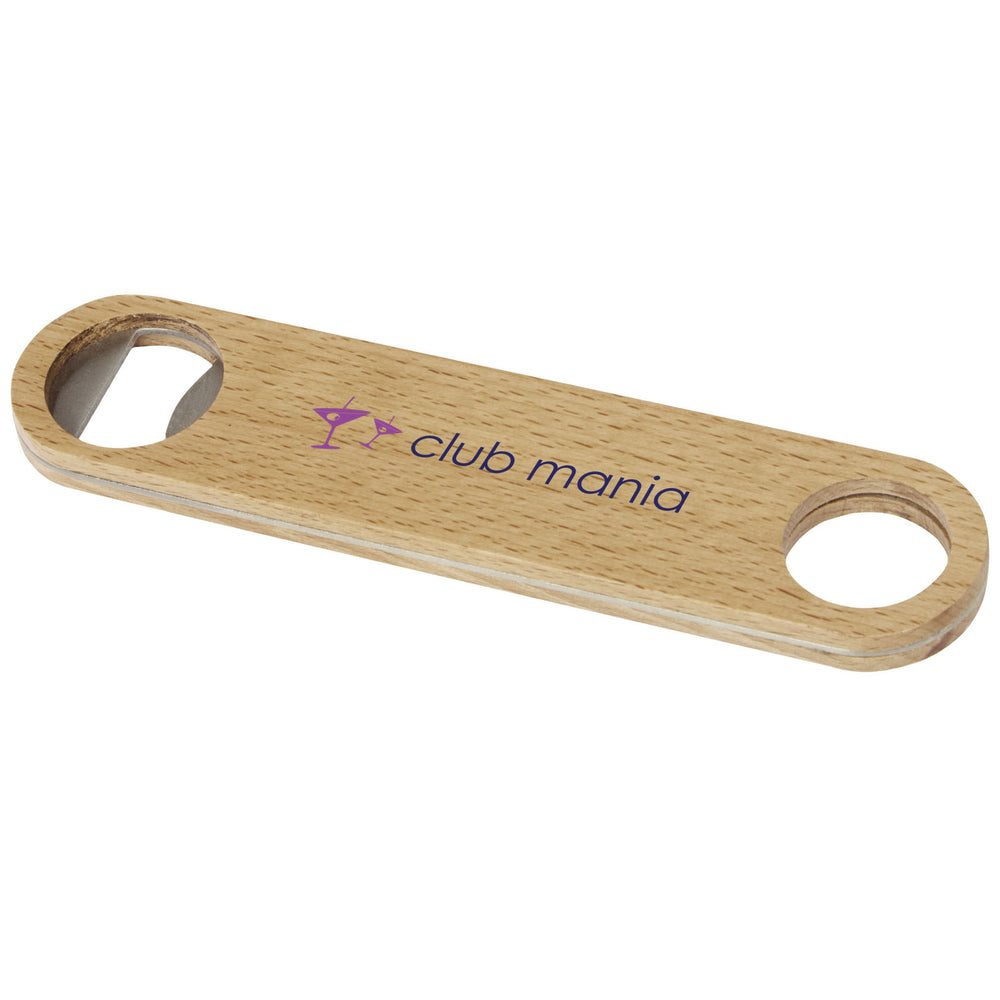 Branded Origina wooden bottle opener