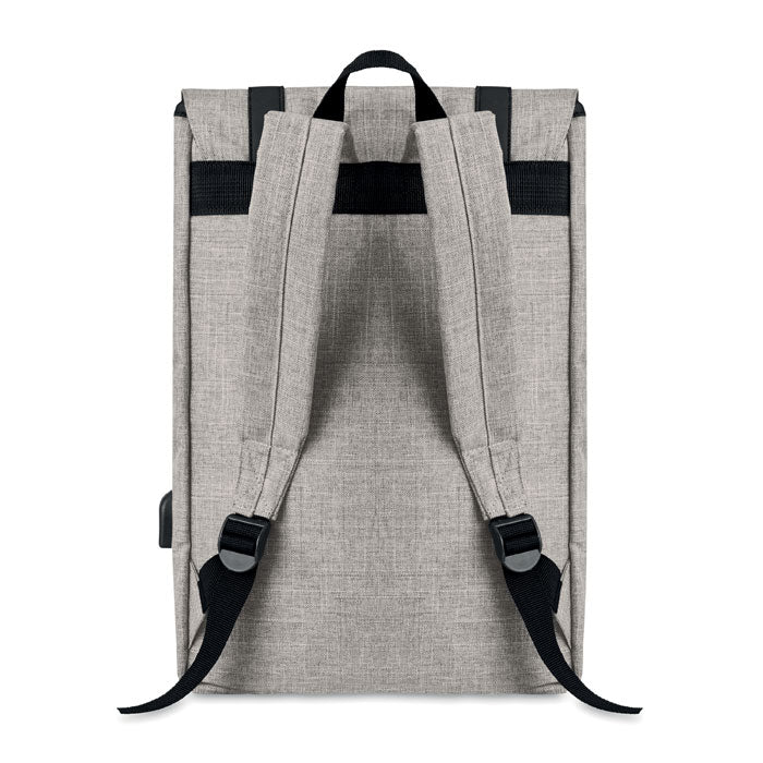 Branded Backpack in 600D polyester