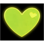 Branded RFX™ S-12 heart M reflective PVC sticker