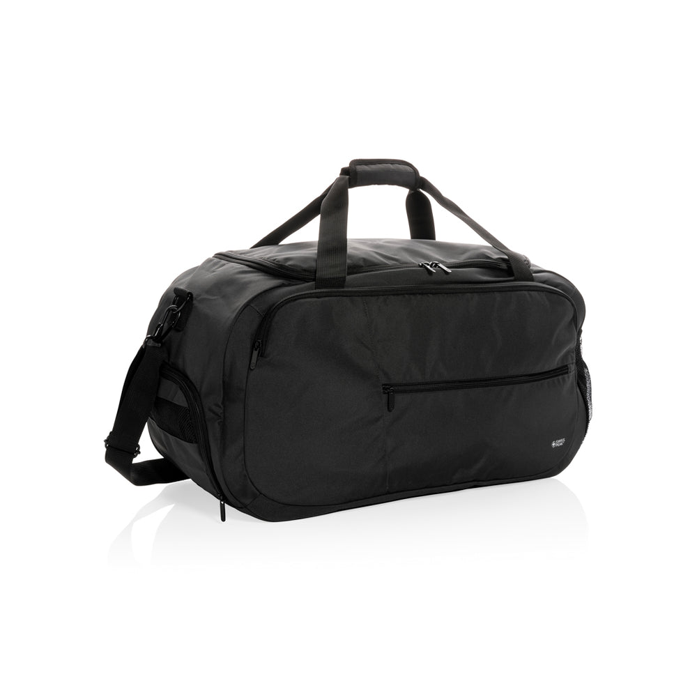 Branded Swiss Peak AWARE™ RPET sports duffel