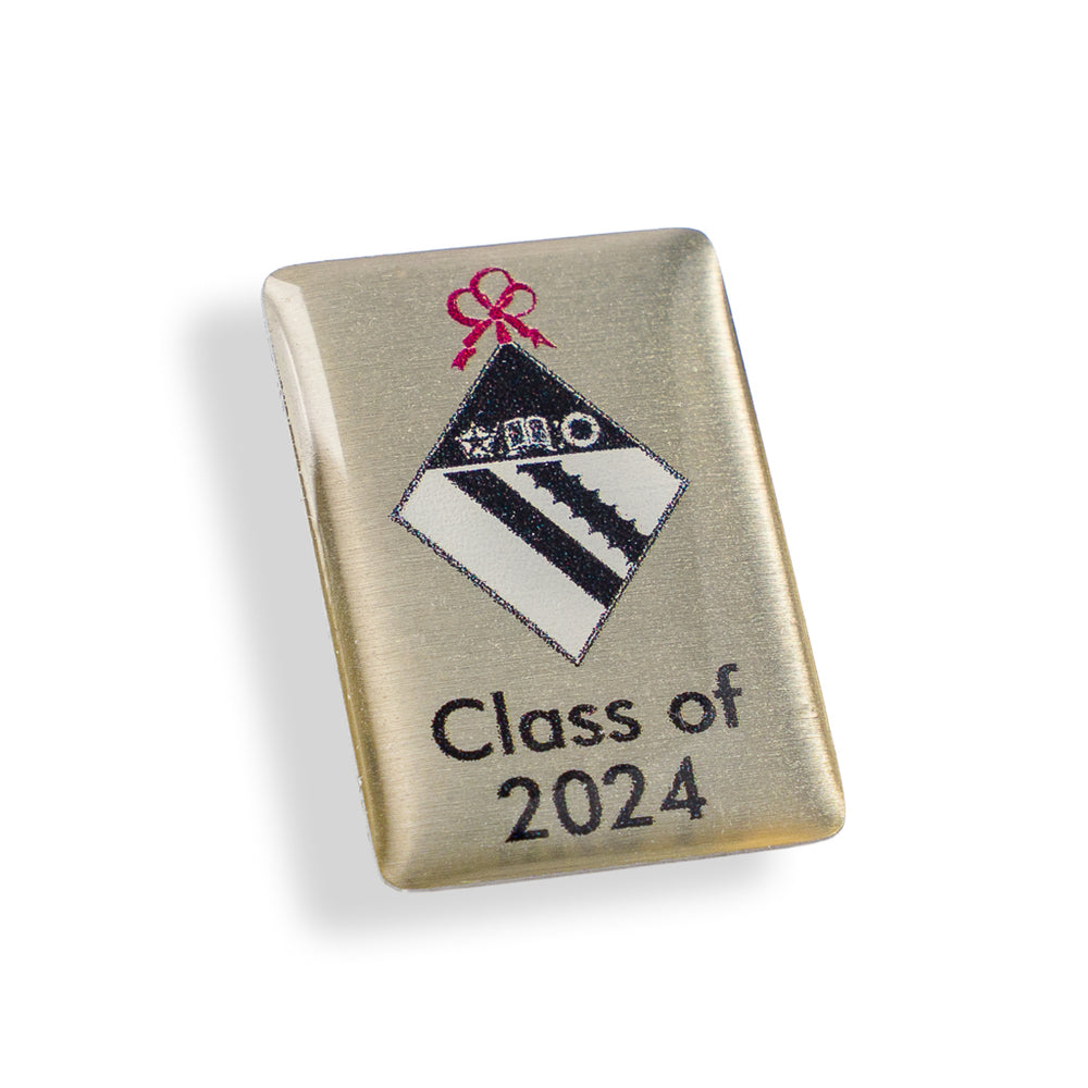 Bespoke Shape Metal Clutch Pin Badge - 25mm