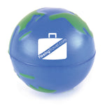 Branded Globe Shape Stress Ball