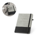 Rousseau A5 Notebook in Straw Fibre and Cotton Canvas