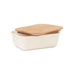 Branded Lunch box with bamboo lid