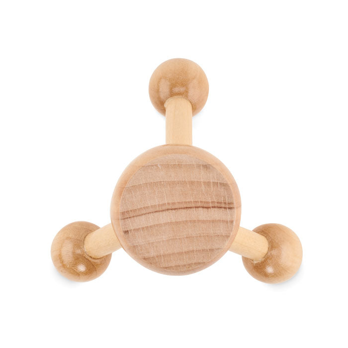 Branded Hand held massager in wood