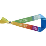 Branded Evi sublimation festival bracelet metal