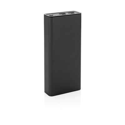 Branded Terra RCS recycled 20W aluminium powerbank 20.000 mAh