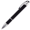STRATOS metal ball pen with chrome trim in black