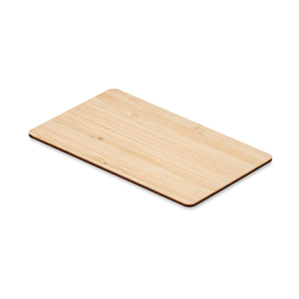 Branded RFID card in bamboo material