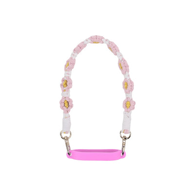 Woven Flower Tumbler Strap