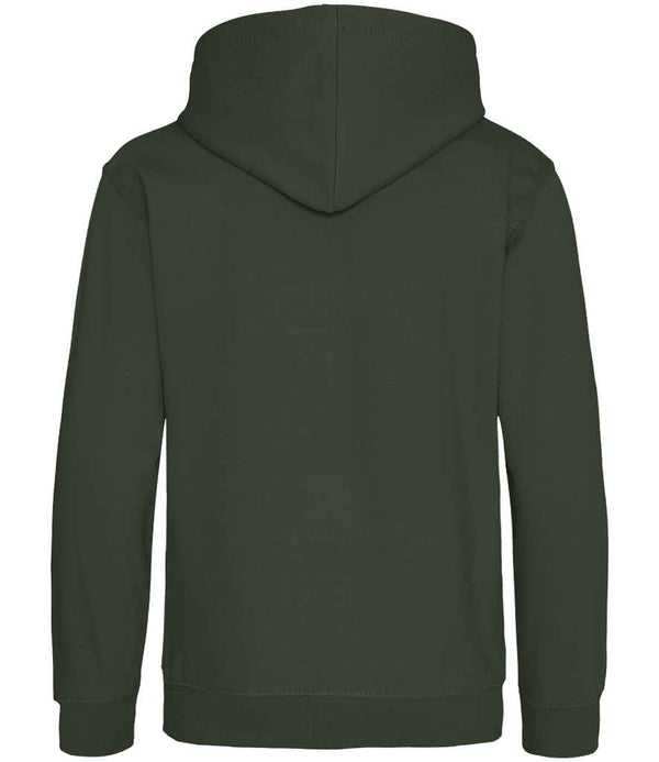 AWDis Kids Hoodie Forest Green