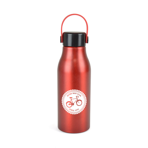 Dapto 680ml Aluminium Sports Bottle with matching strap