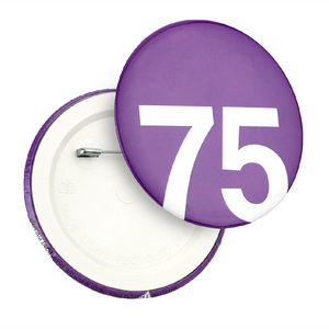 Express Round Full Colour Print Button Badge - 75mm